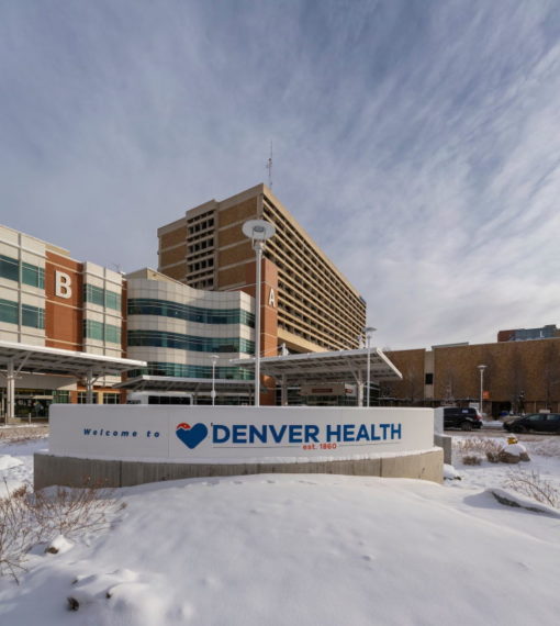 A picture of Denver Health hospital