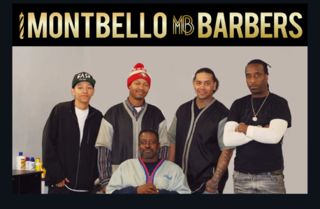 Logo for The Montbello Barbers