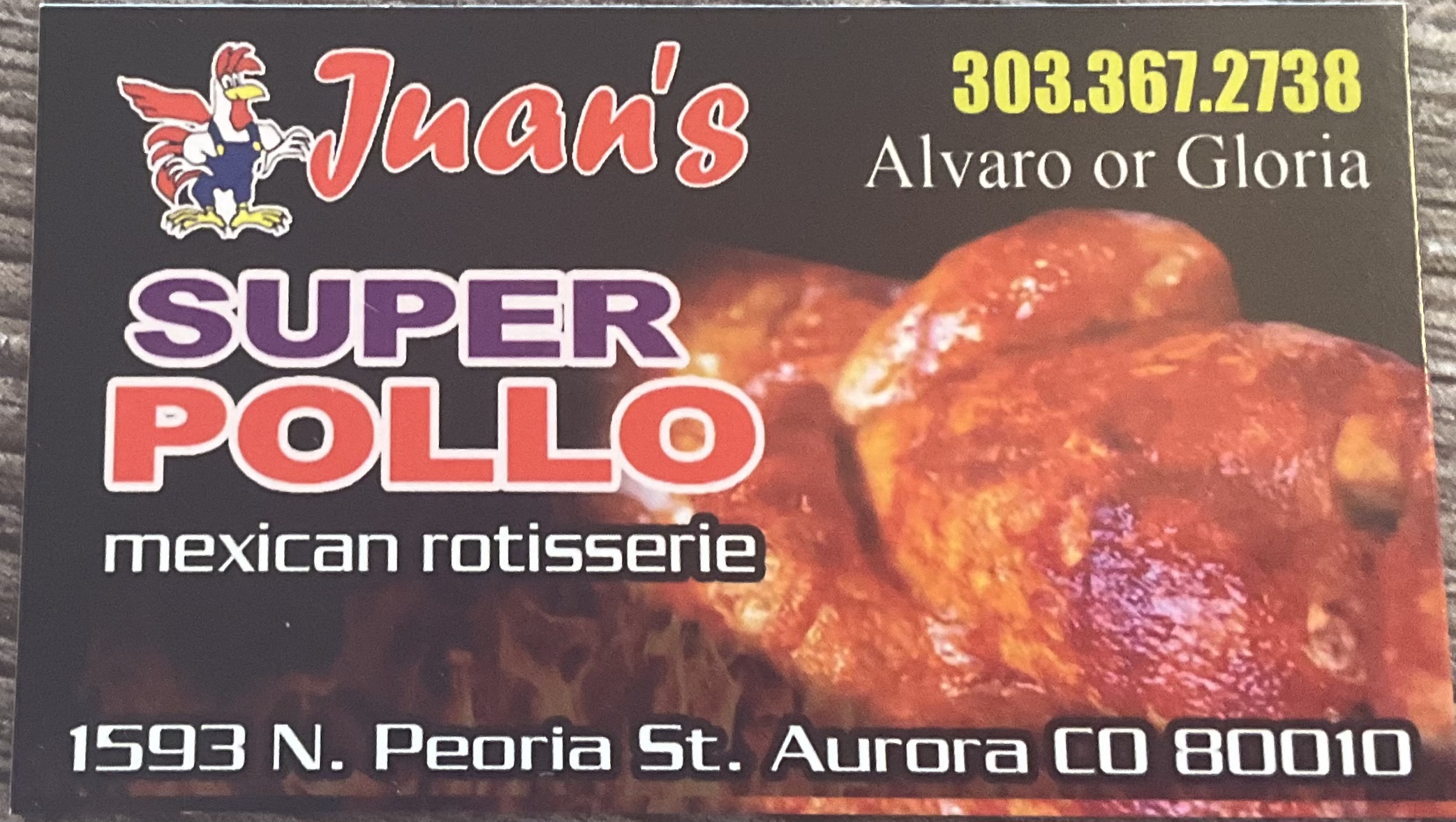 Juan’s Super Pollos ShopBIPOC