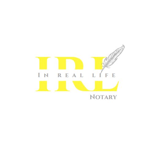 Logo for In Real Life Notary