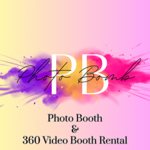 Logo for Photo Bomb Photo Booth Rental
