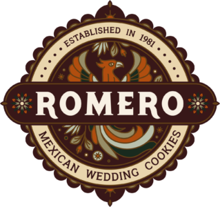 Logo for Romero Mexican Wedding Cookies