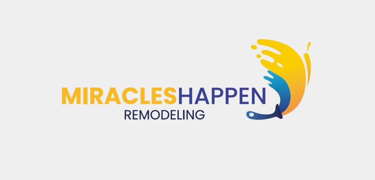 Logo for Miracles Happen Paint Company & Services. LLC